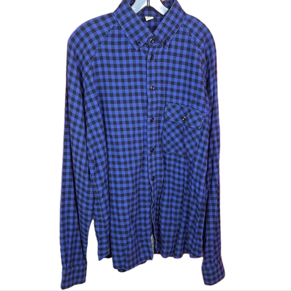 Freeman seattle mens plaid flannel shirt size Medium or 40 - Picture 1 of 7